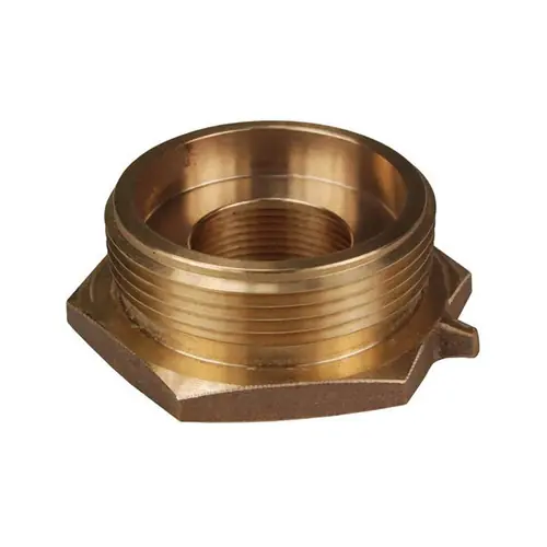 Dixon 1 1/2 in. FNST x 1 1/2 in. MNPT Hex Nipple, Domestic Brass