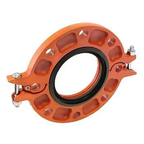 Anvil FIG 7012 Gruvlok® Flange w/EPDM Gasket, Ductile Iron Ptd. Orange