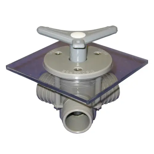Bosworth YV-095D-F Sea-lect® 1 1/2 in. Barbed Easy-Turning Flush Mount Y-Valve w/ Acetal Handle