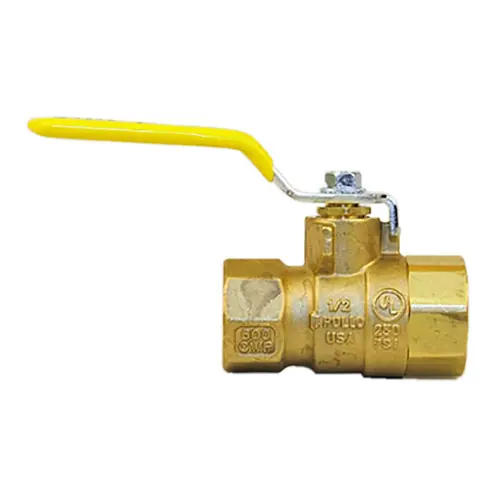 Apollo 77F-100 Series 3/8 in. FNPT Forged Brass Ball Valve - Full Port