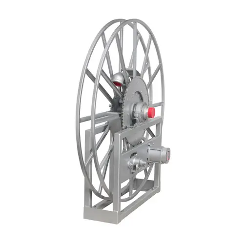 Hannay Reels V-5000 Series Aviation 12 VDC Power Rewind Reel, Reel Only, 2 in. x 50 ft., V-EPJ5218-56-58-24
