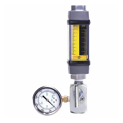 Badger Meter Hedland Variable Area Petroleum Flow Meter Test Kit, Aluminum, 1/2 in. Female NPT