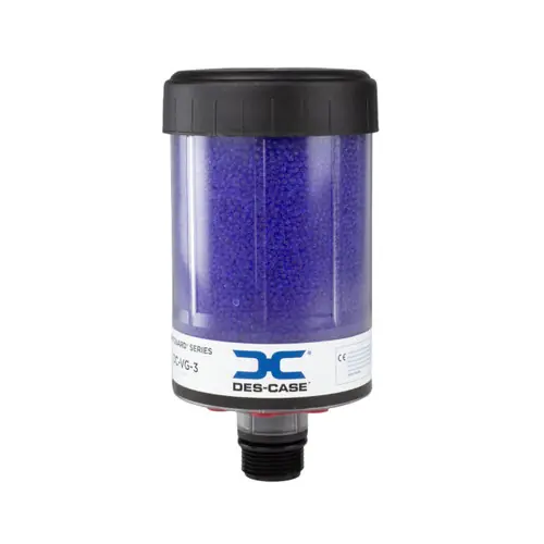 Des-Case DC-VG-3 1 in. Multi-Fit (NPT, BSPT, NPSM) VentGuard Desiccant Series Breather - 1.4 lbs. Silica Gel