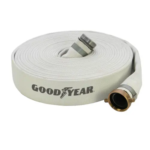 6 in. x 25 ft. Single Jacket Mill Hose with Pin Lugs