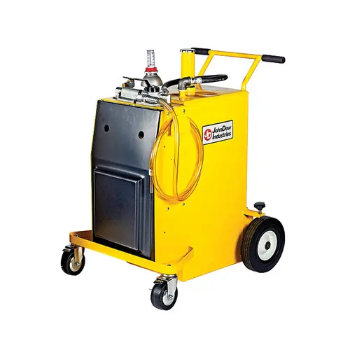 JohnDow PRO30 30 Gallon UL Listed Portable Diesel Gas Caddy w/ Air Operated Pump