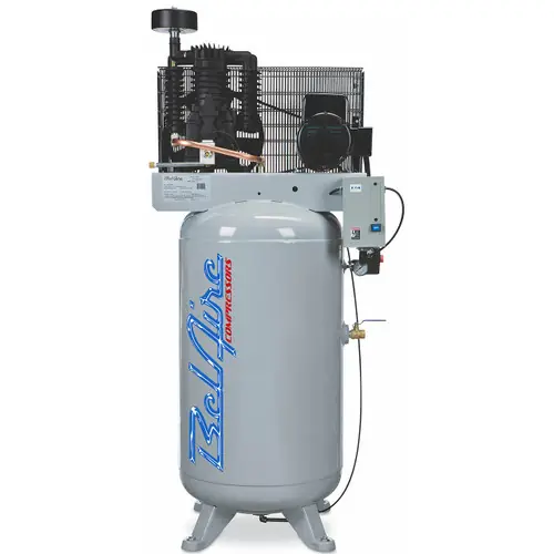 BelAire Elite Series 318VLE Stationary Two-Stage 80 Gallon Air Compressor, 7.5 HP, 208-230V 1-Phase