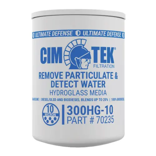 Cim-Tek 70235 300HG-10 10 Micron Water Detection Particulate Fuel Filter