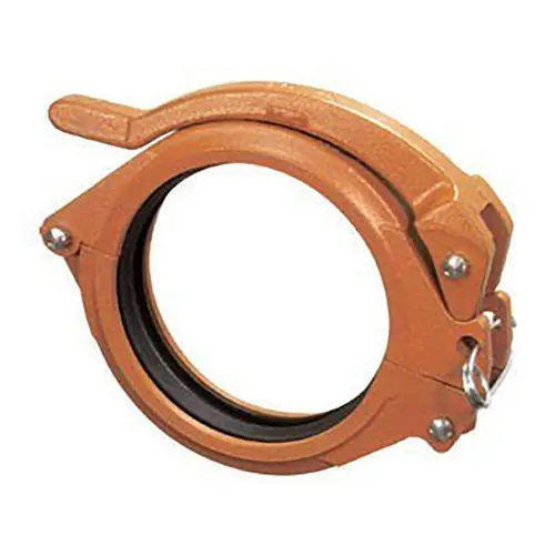 Anvil FIG 7003 HingeLok® Coupling w/Nitrile C Style Gasket, Ductile Iron Ptd. Orange