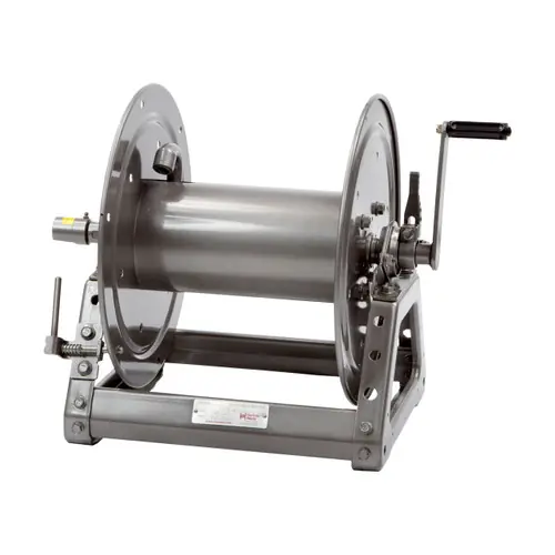 Hannay Reels FH1500 Series High Pressure Breathing Air Hose Reel, Manual Rewind, Reel Only, 1/2 in. x 125 ft., FH1516-17-18