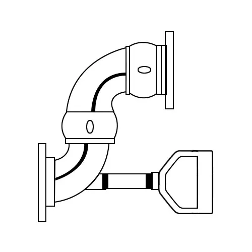 Emco Wheaton D0192 Style 55 3 in. TTMA Flanged Swivel Joint