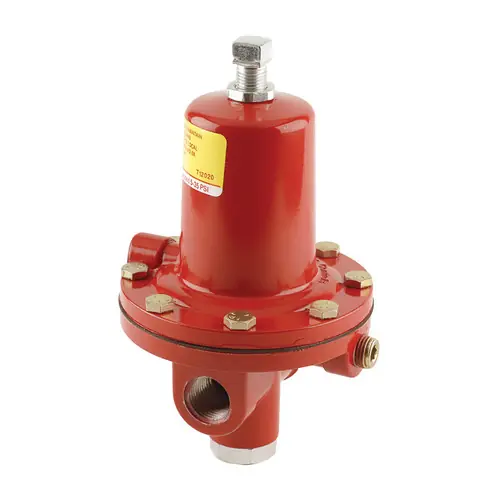 Emerson Fisher 64SR Series 1/2 in. FNPT Aluminum Automatic Changeover Regulator w/ Internal Relief Valve - 15 PSI, 3M BTU/HR