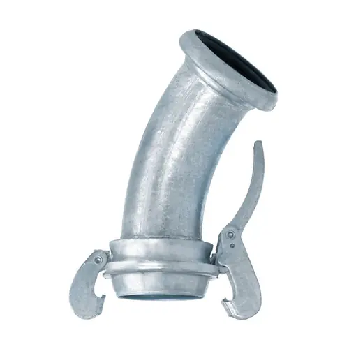 Kuriyama Sphere Lock™ 45° Elbow Female Socket x Male Ball w/ Nitrile Rubber Gasket & Locking Lever Ring - Type B