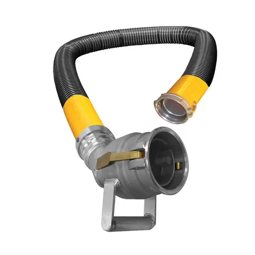Kanaflex ST 120 VP 4 in. Vapor Recovery Hose Assemblies w/ Part C Female Coupler x Swivel 45° CPP Ends