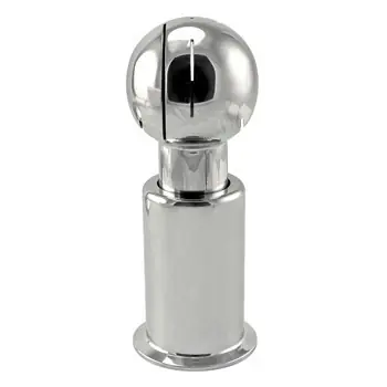 JME SSRSB Series 304 SS 360° Rotating Spray Ball, 1 1/2 in. Clamp Connection