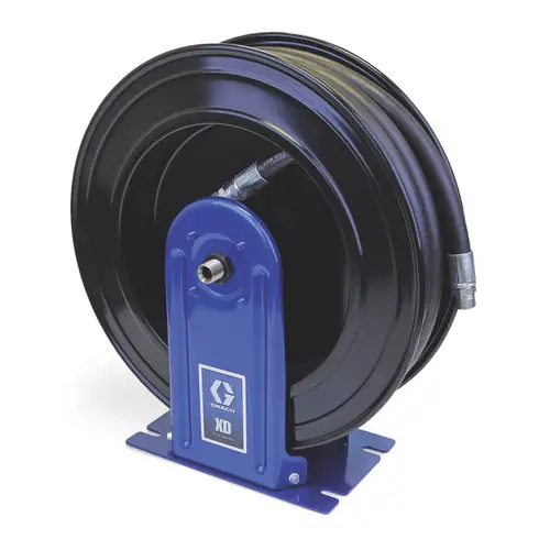 Graco HSPB8B XD30 Series Pressure Wash Hose Reel, 1/2 in. NPT Inlet, 3/8 in. x 75 Ft. Hose, Truck/Bench Mount