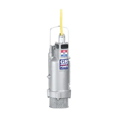 Gorman-Rupp S2B1 2 in. NPT Cast Iron Slimline Submersible Dewatering Pump, 230V 1P, 200 GPM