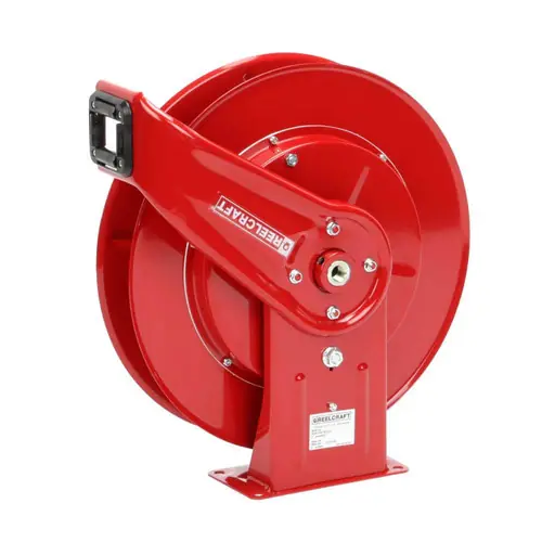 Reelcraft 3/8 in. x 50 ft. 7000 Series Pressure Wash Spring Retractable Hose Reel- Reel Only