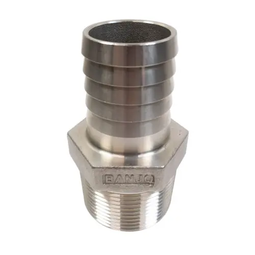 Banjo HB125SS 1 1/4in. MPT x 1 1/4 in. HB 316SS Hose Barb