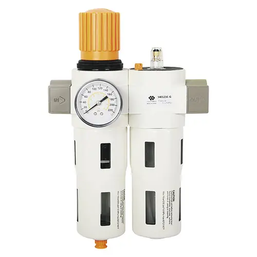 Liquidynamics 1/4 in. Mini FRL Combo Units w/Mini Filter/Regulator/Lubricator w/Gauge