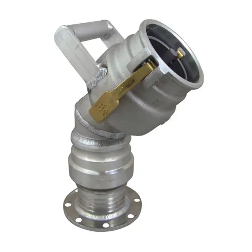 Civacon 633CPP Vapor Recovery 45° Coupler w/ Swivel & TTMA Flange