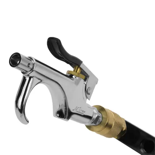Milton S-148 1/4 in. NPT Lever Blow Gun - Rubber and Safety Tip Nozzles