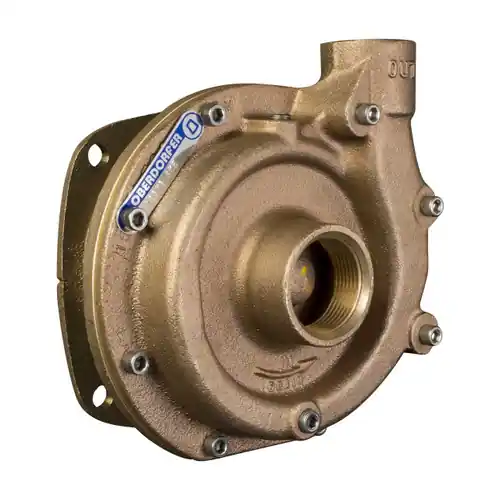Oberdorfer 109MB 1-1/4 in. NPT x 1 in. NPT Bronze Centrifugal Pump, Mechanical Seal, 75 GPM