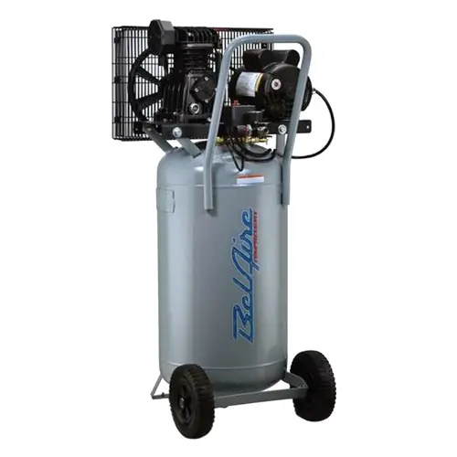 BelAire 5024VP Portable Single Stage Electric Piston Air Compressor, 2 HP 115V, 24 Gallon, Vertical, 7 CFM