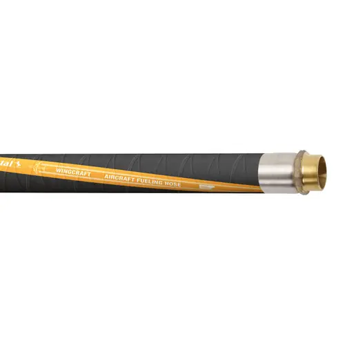 Continental ContiTech Wingcraft™ 4 in. 300 PSI Aviation Fueling Hose Assemblies w/ Brass Male NPT Ends