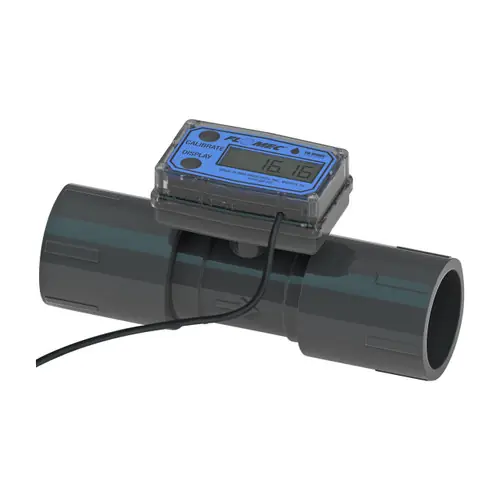 GPI TM Series 1 in. FNPT Electronic Water Flow Meter w/ LCD Display, Pulse Output