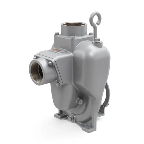 MP Pumps Petroleum 40 PG Series 4 in. Flange Self Priming Ductile Iron Centrifugal Pump, Pump Assembly, Pedestal/Engine Mount Adapter, 750 GPM