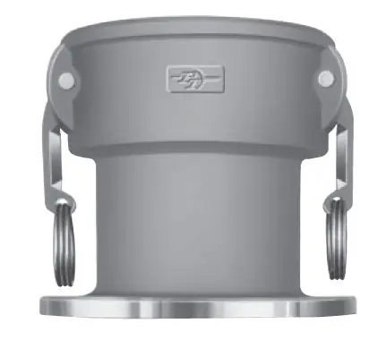 PT STA-LOK II 4 in. Locking Aluminum Part D Coupler x TTMA Flange