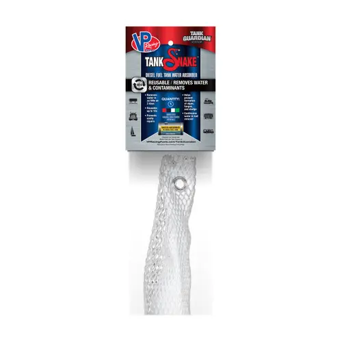 VP Racing Fuels 34915 Reusable White Tank Snake™, 2 1/2 in. x 12 ft., 180 oz. Absorp. Cap.