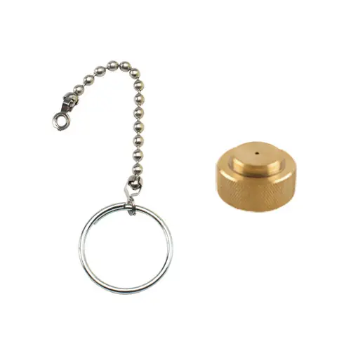 Emerson Fisher 1 3/4 in. Steel ACME Cap w/ Ring and Chain Assembly