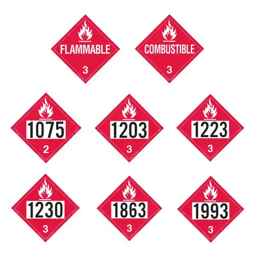 Labelmaster Rigid Vinyl Slide-In Placards
