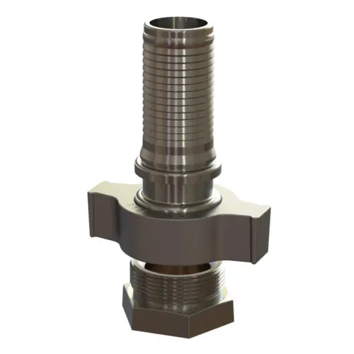 Campbell Fittings GJF-4 1 in. Female Viton Seal Ground Joint Coupling w/ Wing Nut