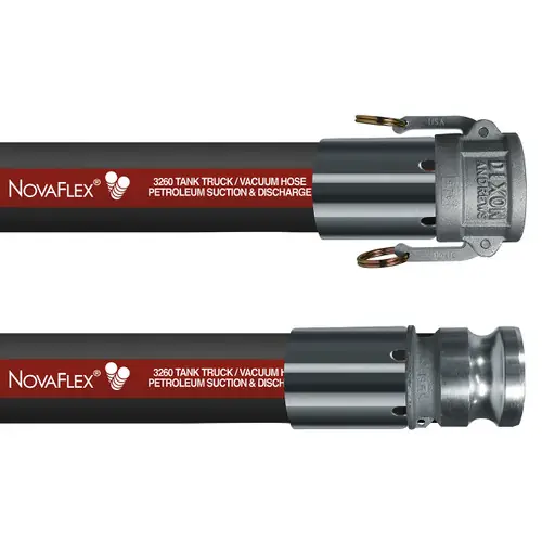 Novaflex 3260 1 in. Petroleum Tank Truck Hose Assemblies w/ Part C Female Coupler x Part E Male Adapter Ends