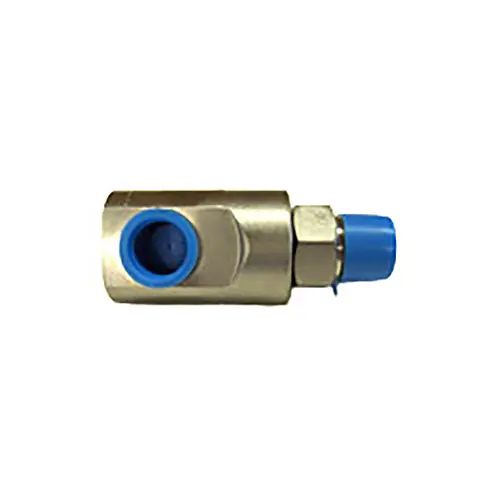 Hannay Reels 1/2 in. MNPT x FNPT 90° Steel Super Swivel Joint, Zerk Fitting, Nitrile Rubber, 5,000 PSI