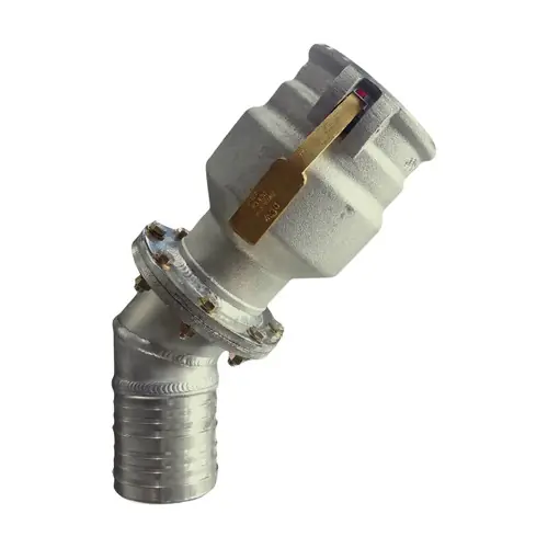 Civacon 633CPP Vapor Recovery Coupler w/ 4 in. TTMA Flange x 4 in. 45° Hose Shank