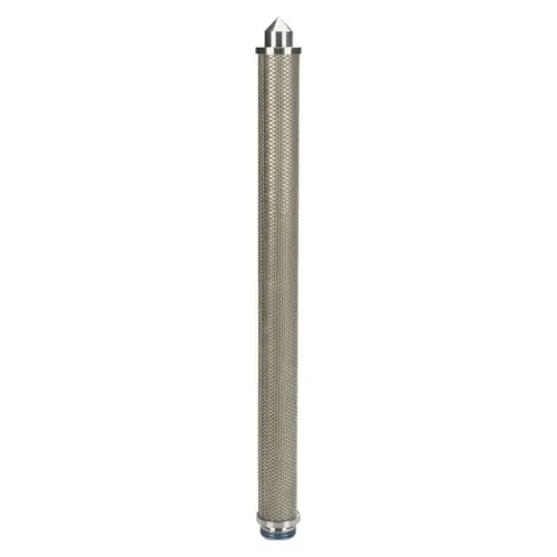 Donaldson SRF V 304 Stainless Steel Sterile Air Pleated Depth Filter Element, 20/3, Code 7 Connection, 0.2 Micron, Silicone, Welded End Cap