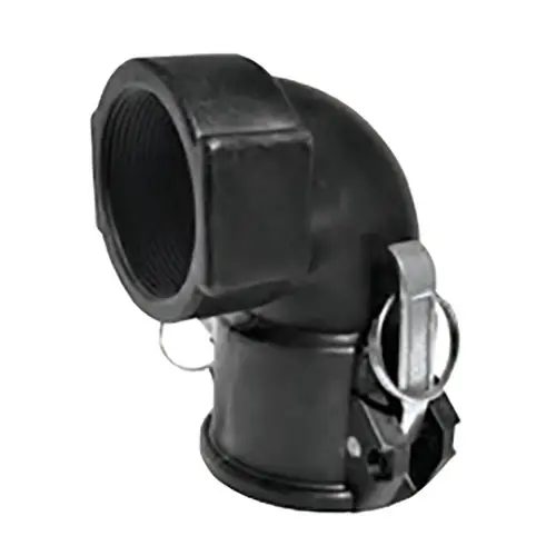 TerreMax DL Series 90° Polypropylene Camlock Couplings, Female Coupler x Female NPT