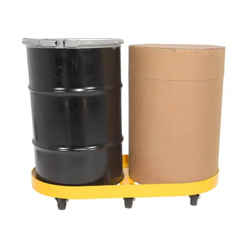 Vestil Double Drum Dolly w/Glass Filled Nylon Casters