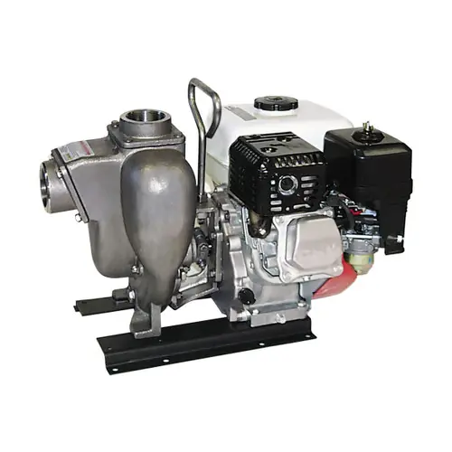 Banjo 3 in. Stainless Steel Centrifugal Pump w/ 13 HP Honda Engine, Pull Rope & Electric Start