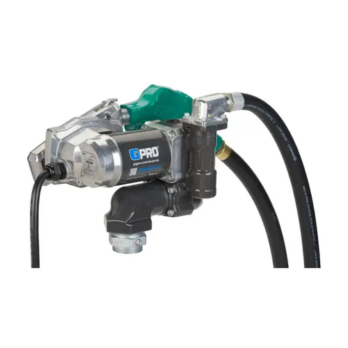 GPI V25-012AD+XT 12V DC Extreme Temperature Transfer Pump w/ Auto Diesel Nozzle - 25 GPM