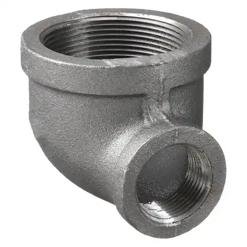 Service Metal Series SBGR90 150 Galvanized Malleable Iron 2 in. x 1/2 in. 90° Reducing Elbows