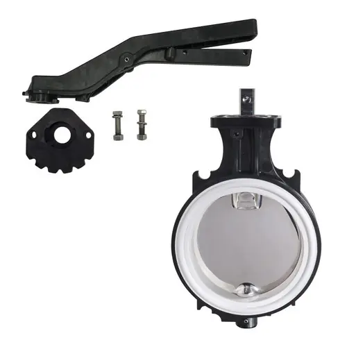BTI 6B-795-501-BM5 BlackMaxx 6 in. TTMA/ANSI Flange Composite Fiber Butterfly Valve, Allomaxx™ Disc, MaxxLife™ Seat, 5 Position Handle