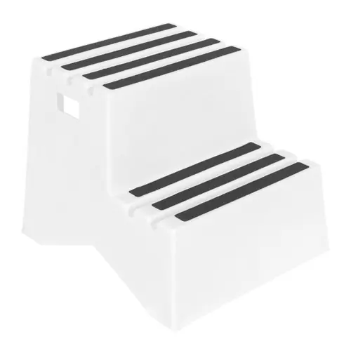 Vestil VST-2-WT Polyethylene Marine 2 Step Stool