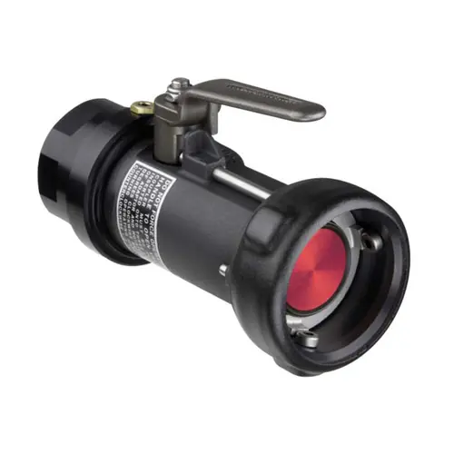 Emco Wheaton J72C-ABI1-D 2 in. ISO 228 Parallel Dry-Break Straight Coupler w/ Swivel, Nitrile Rubber Seals