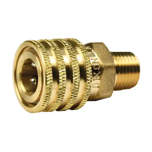 Dixon E-Series 1/4 in. NPTF Straight Through Male Threaded Coupler, Box of 20