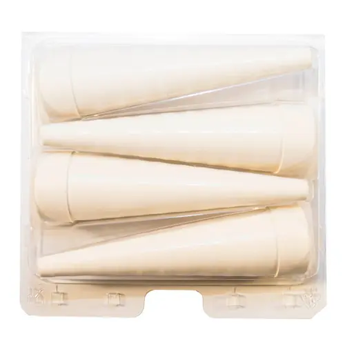Yelloc Foodline FXLB4 XL Flexible FDA Approved Service Plugs, .47 in. to 1.7 in. , 4 Pieces/Box