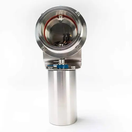 JME SSABFV Series 316 SS Actuated Butterfly Valve w/EPDM Seals, SS Disc, Clamp Style